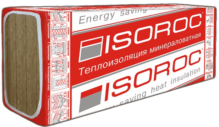 Утеплитель ISOROC Изофас -110, -140 1000х600х90 мм
